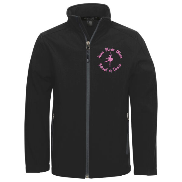 Embroidered Youth Soft Shell Jacket Thumbnail